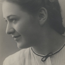 Нина Мамардашвили. 1951 г.