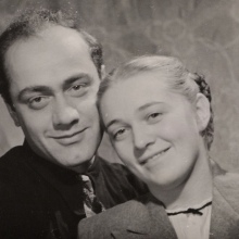 С будущей женой Ниной Мамардашвили. Декабрь 1952 г.
