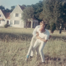 С Пьером Бельфруа в Barbizon. Франция, 1967 г.