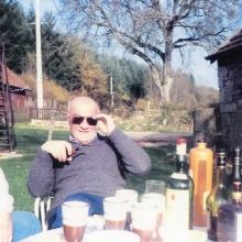 С Пьером Бельфруа в La Grande Combe. Франция, 1989 г.