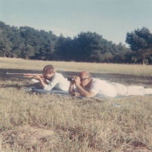 С Пьером Бельфруа в Barbizon. Франция, 1967 г.